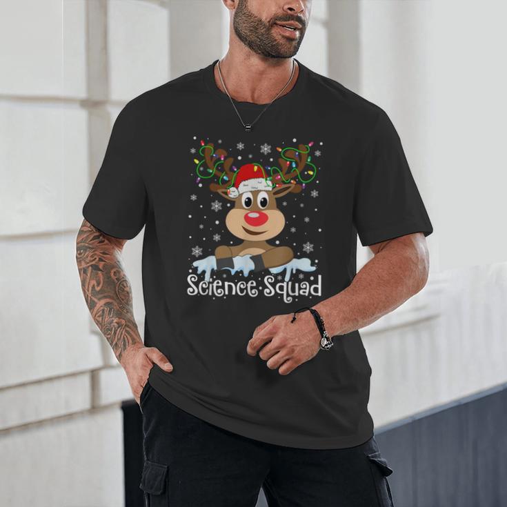Science Teacher Squad Reindeer Christmas Teacher Xmas Lights For Men Women Unisex T-Shirt, novelty gifts, funny gifts Science Teacher Squad Reindeer Christmas Teacher Xmas Lights For Men Women Unisex T-Shirt, novelty gifts, funny gifts