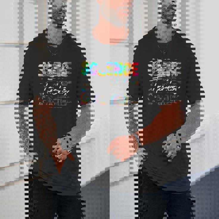 Science Teacher Tie Dye First Day Of School Back To School Men Women Girls Kids Unisex T-Shirt, novelty gifts, funny gifts