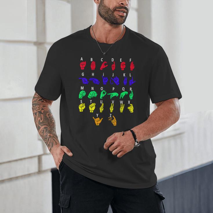 Sign Language Alphabet For ASL Interpreter Deaf Teacher Stud For Men Women Girls Kids Unisex T-Shirt, novelty gifts, funny gifts Sign Language Alphabet For ASL Interpreter Deaf Teacher Stud For Men Women Girls Kids Unisex T-Shirt, novelty gifts, funny gifts