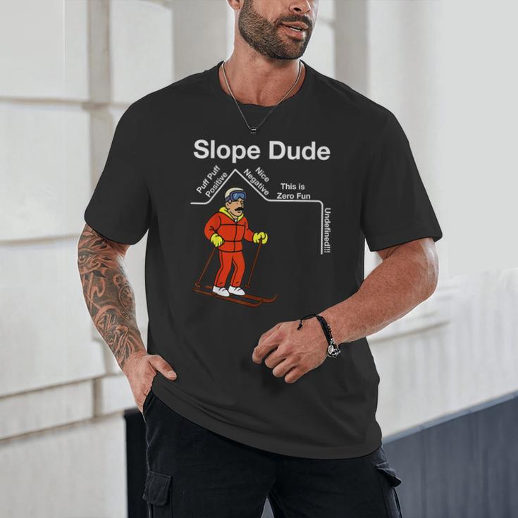 Slope Dude Algebra Geometry Middle School Math Teacher Unisex T-Shirt, novelty gifts, funny gifts