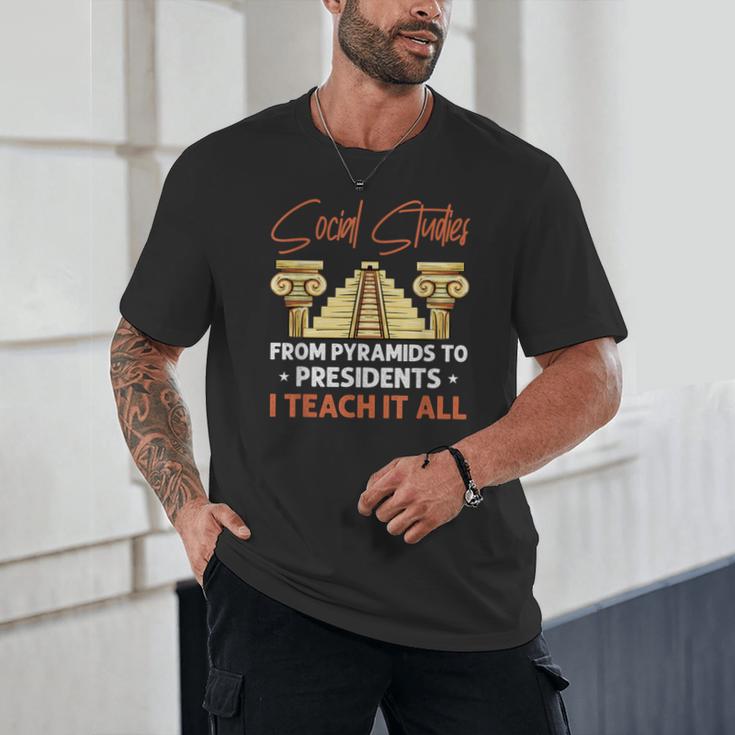 Social Studies Teacher World History Teacher Men Women Unisex T-Shirt, novelty gifts, funny gifts Social Studies Teacher World History Teacher Men Women Unisex T-Shirt, novelty gifts, funny gifts