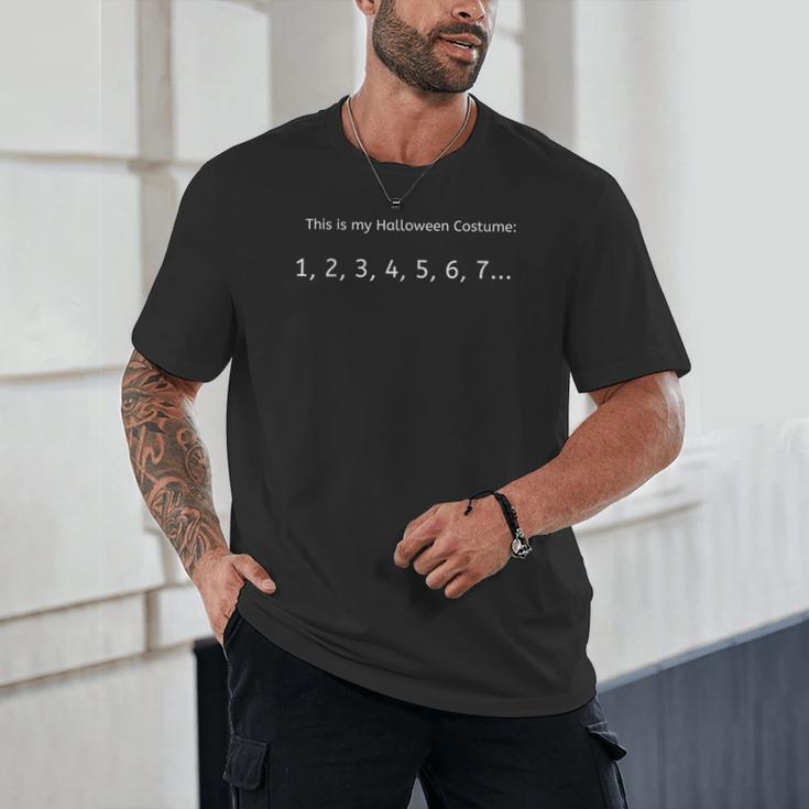 Someone You Can Count On Halloween Costume For Math Teachers Men Women Unisex T-Shirt, novelty gifts, funny gifts