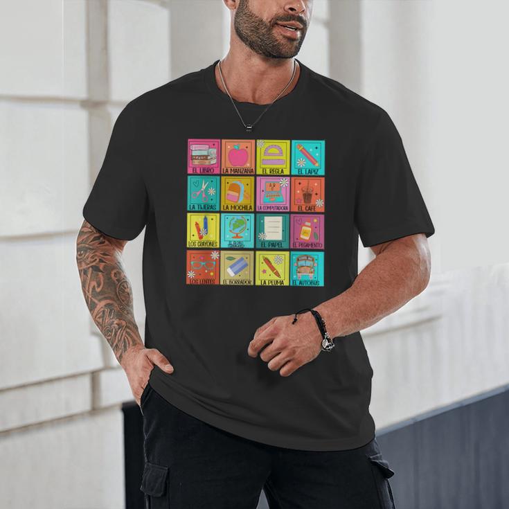 Spanish Teacher Back To School Maestra Dual Language Crew Unisex T-Shirt, novelty gifts, funny gifts Spanish Teacher Back To School Maestra Dual Language Crew Unisex T-Shirt, novelty gifts, funny gifts