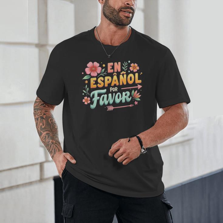 Spanish Teacher Maestra Dimelo En Espanol Por Favor Unisex T-Shirt, novelty gifts, funny gifts