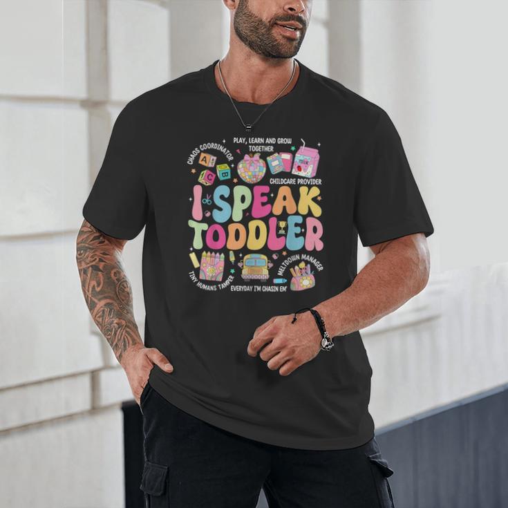 I Speak Toddler Back To School Teacher Unisex T-Shirt, novelty gifts, funny gifts I Speak Toddler Back To School Teacher Unisex T-Shirt, novelty gifts, funny gifts
