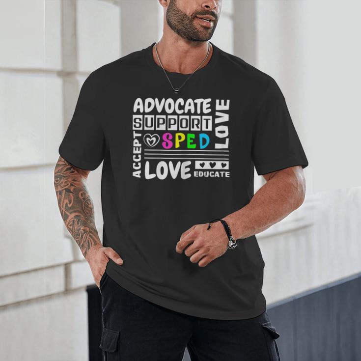 Special Education Advocate Love Support SPED Teacher Unisex T-Shirt, novelty gifts, funny gifts