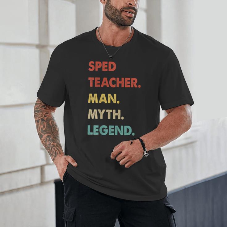 Sped Teacher Man Myth Legend Unisex T-Shirt, novelty gifts, funny gifts Sped Teacher Man Myth Legend Unisex T-Shirt, novelty gifts, funny gifts