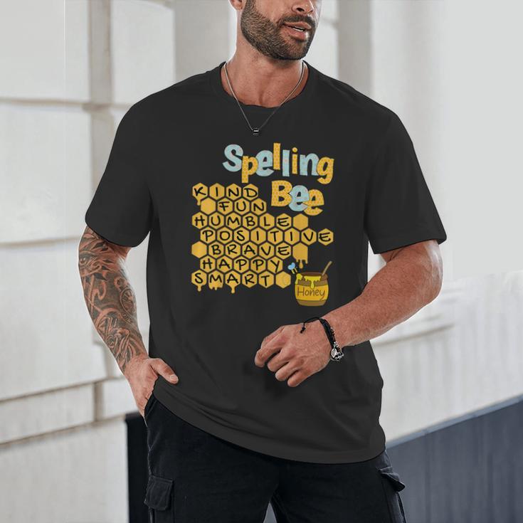 Spelling Bee Kind Positive Kindness Women Teacher Unisex T-Shirt, novelty gifts, funny gifts