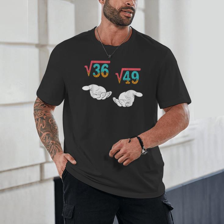 Square Root 36 49 Meme 67 Ice Cream Drip Math Teacher Tee Unisex T-Shirt, novelty gifts, funny gifts Square Root 36 49 Meme 67 Ice Cream Drip Math Teacher Tee Unisex T-Shirt, novelty gifts, funny gifts