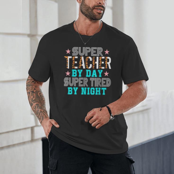 Super Teacher By Day Super Tired By Night Superhero Teacher Men Women Unisex T-Shirt, novelty gifts, funny gifts Super Teacher By Day Super Tired By Night Superhero Teacher Men Women Unisex T-Shirt, novelty gifts, funny gifts