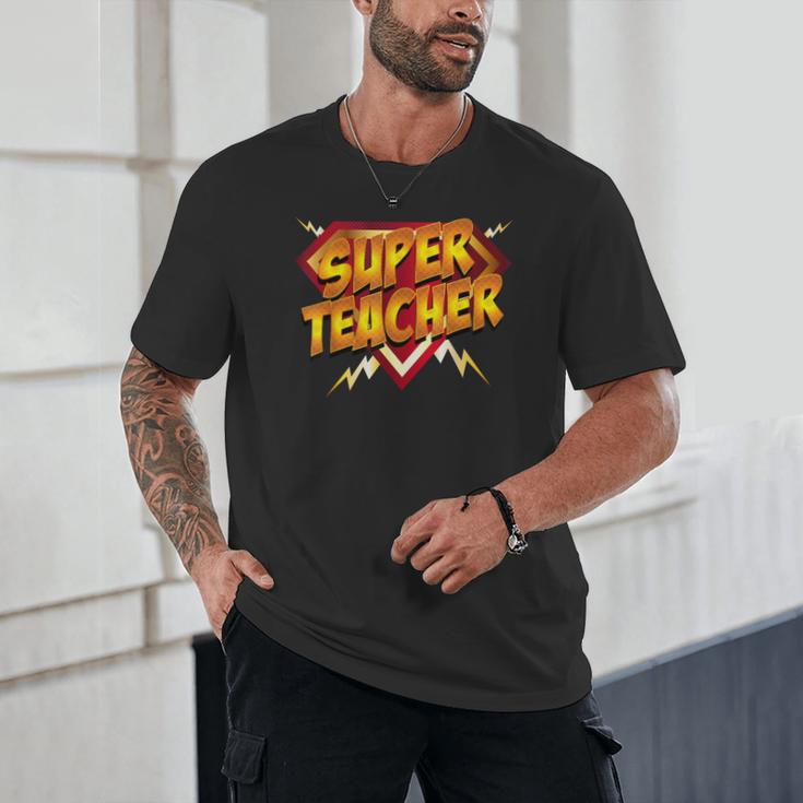 Super Teacher Superhero Back To School Teacher's Unisex T-Shirt, novelty gifts, funny gifts