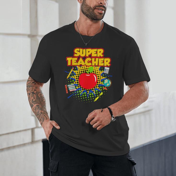 Superhero Teacher Appreciation Teaching Tee Unisex T-Shirt, novelty gifts, funny gifts