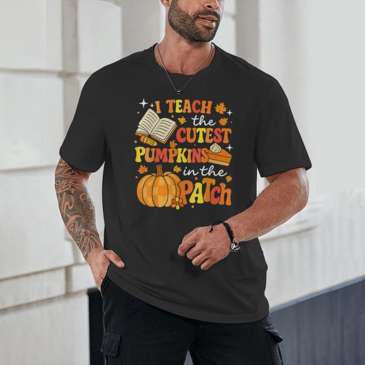 I Teach The Coolest Pumpkins In The Patch Teacher Halloween Unisex T-Shirt, novelty gifts, funny gifts I Teach The Coolest Pumpkins In The Patch Teacher Halloween Unisex T-Shirt, novelty gifts, funny gifts