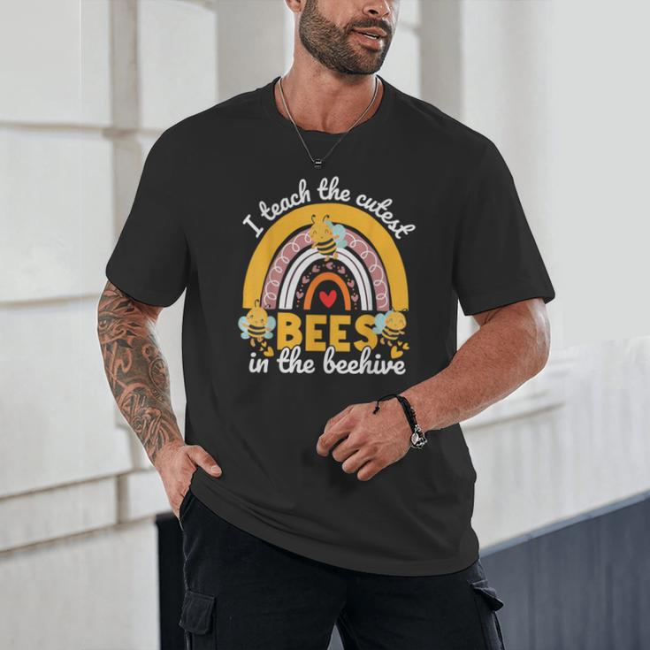 I Teach The Cutest Bees In The Beehive Teachers Day Unisex T-Shirt, novelty gifts, funny gifts I Teach The Cutest Bees In The Beehive Teachers Day Unisex T-Shirt, novelty gifts, funny gifts