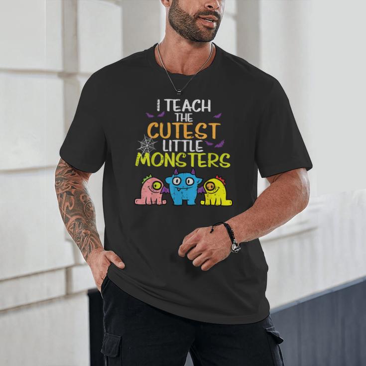 I Teach Cutest Little Monsters Halloween Teacher Men Women Unisex T-Shirt, novelty gifts, funny gifts I Teach Cutest Little Monsters Halloween Teacher Men Women Unisex T-Shirt, novelty gifts, funny gifts