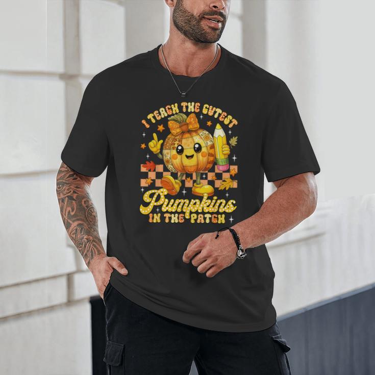 I Teach The Cutest Pumpkins In The Patch Teacher Halloween Unisex T-Shirt, novelty gifts, funny gifts I Teach The Cutest Pumpkins In The Patch Teacher Halloween Unisex T-Shirt, novelty gifts, funny gifts