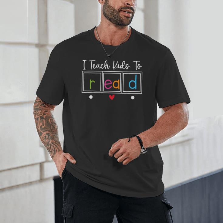 I Teach Kids To Read Reading Teacher Appreciation Unisex T-Shirt, novelty gifts, funny gifts