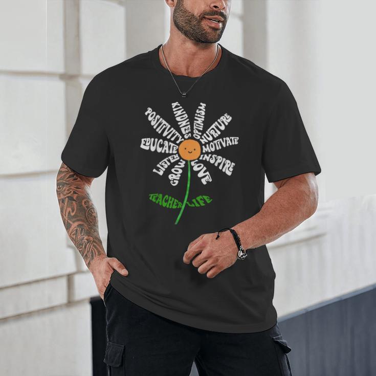 Teach Love Inspire Teachers Inspirational Flower Teachers Unisex T-Shirt, novelty gifts, funny gifts Teach Love Inspire Teachers Inspirational Flower Teachers Unisex T-Shirt, novelty gifts, funny gifts