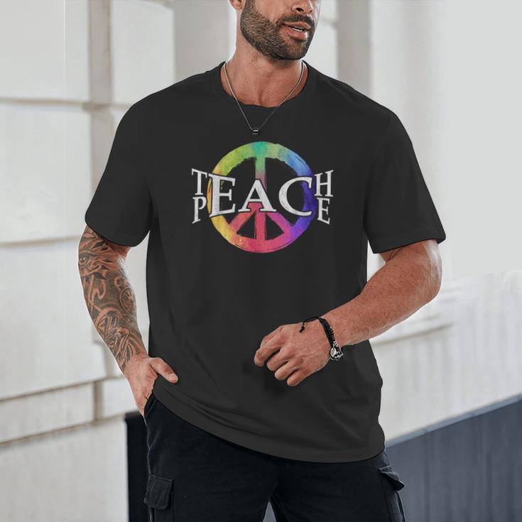 Teach Peace For Teachers And Educators Counselor Unisex T-Shirt, novelty gifts, funny gifts Teach Peace For Teachers And Educators Counselor Unisex T-Shirt, novelty gifts, funny gifts