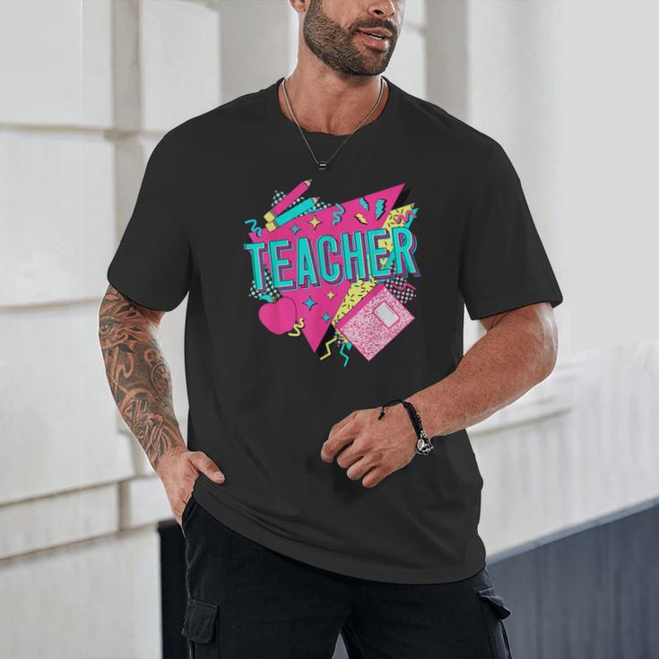 Teacher 90s Retro Colorful Teacher Of The 90s Back To School Unisex T-Shirt, novelty gifts, funny gifts Teacher 90s Retro Colorful Teacher Of The 90s Back To School Unisex T-Shirt, novelty gifts, funny gifts
