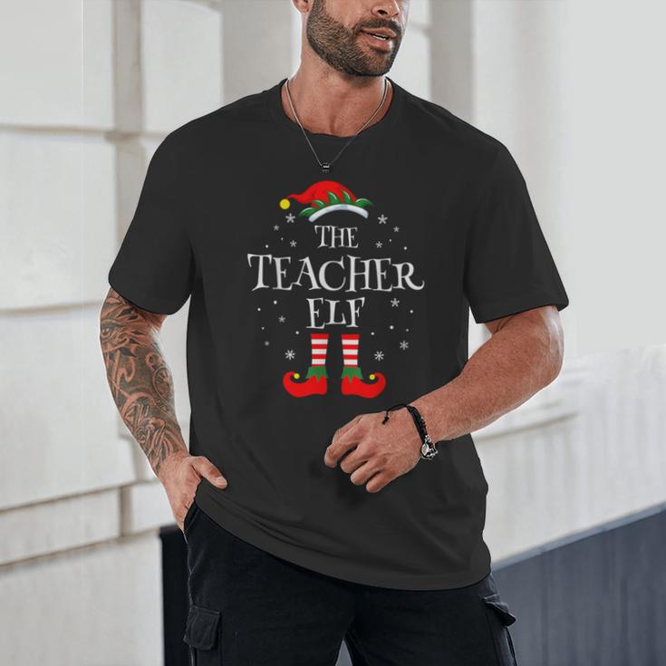 The Teacher Elf Christmas Family Matching Group Xmas Unisex T-Shirt, novelty gifts, funny gifts The Teacher Elf Christmas Family Matching Group Xmas Unisex T-Shirt, novelty gifts, funny gifts