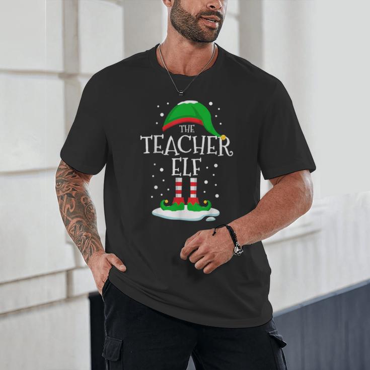 The Teacher Elf Christmas Family Matching Xmas Group For Men Women Unisex T-Shirt, novelty gifts, funny gifts The Teacher Elf Christmas Family Matching Xmas Group For Men Women Unisex T-Shirt, novelty gifts, funny gifts