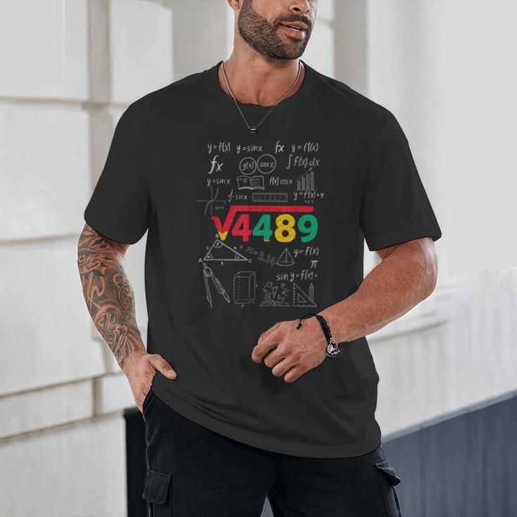 Teacher Math 67 Meme Square Root 4489 Slang Six Seven Unisex T-Shirt, novelty gifts, funny gifts