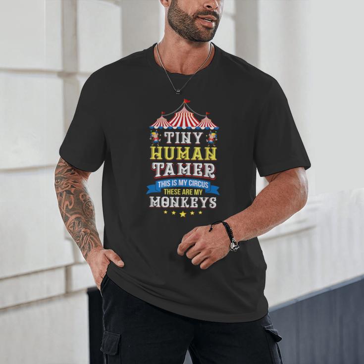 Teacher Tiny Human Tamer This My Circus These Are My Monkeys Unisex T-Shirt, novelty gifts, funny gifts Teacher Tiny Human Tamer This My Circus These Are My Monkeys Unisex T-Shirt, novelty gifts, funny gifts