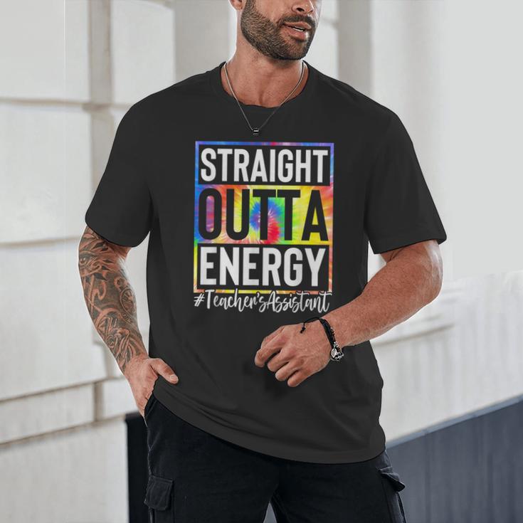 Teacher's Assistant Straight Outta Energy Teaching Tie Dye For Men Women Unisex T-Shirt, novelty gifts, funny gifts Teacher's Assistant Straight Outta Energy Teaching Tie Dye For Men Women Unisex T-Shirt, novelty gifts, funny gifts