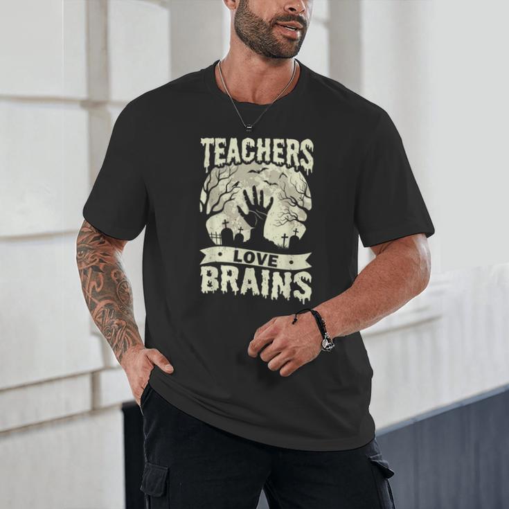 Teachers Love Brains Halloween Costume Boo Trick Teach Unisex T-Shirt, novelty gifts, funny gifts Teachers Love Brains Halloween Costume Boo Trick Teach Unisex T-Shirt, novelty gifts, funny gifts