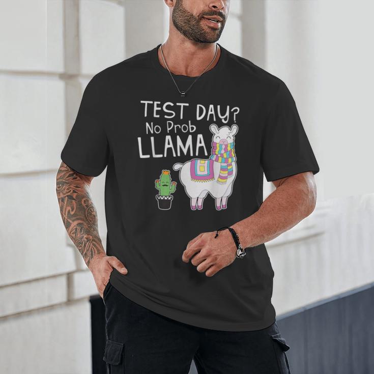 Teachers Testing Day Test Day No Prob Llama Teacher Unisex T-Shirt, novelty gifts, funny gifts Teachers Testing Day Test Day No Prob Llama Teacher Unisex T-Shirt, novelty gifts, funny gifts