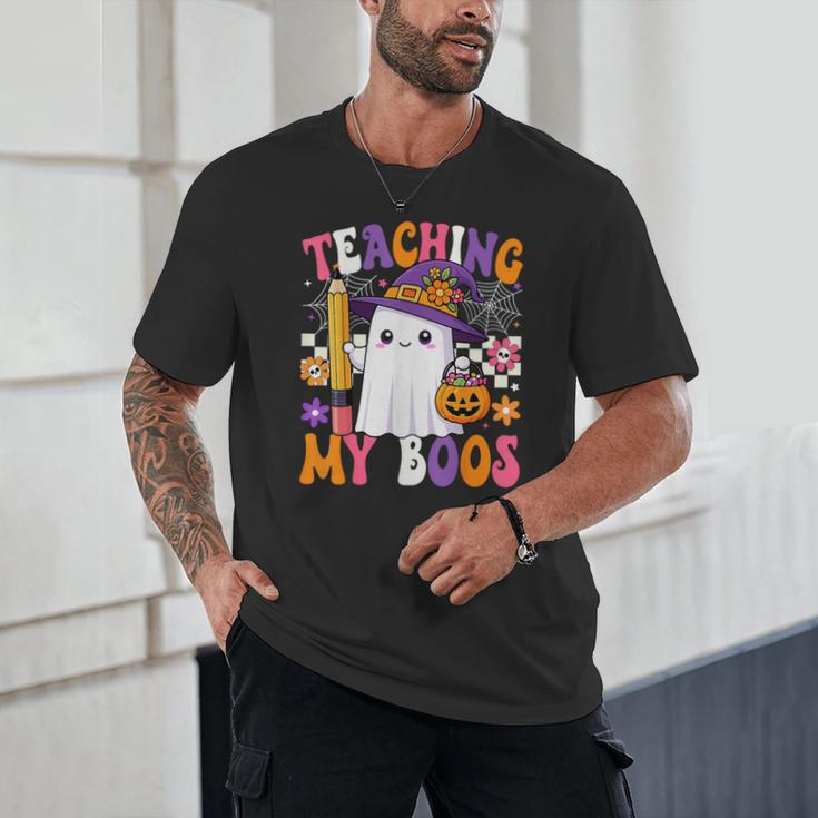 Teaching My Boos Ghost Teacher Cute Pencil Halloween Teacher Unisex T-Shirt, novelty gifts, funny gifts Teaching My Boos Ghost Teacher Cute Pencil Halloween Teacher Unisex T-Shirt, novelty gifts, funny gifts