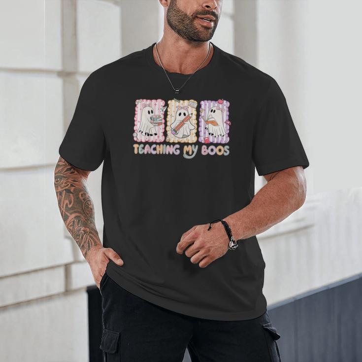 Teaching Is My Boos Teacher Ghost Halloween Women Girls Unisex T-Shirt, novelty gifts, funny gifts Teaching Is My Boos Teacher Ghost Halloween Women Girls Unisex T-Shirt, novelty gifts, funny gifts