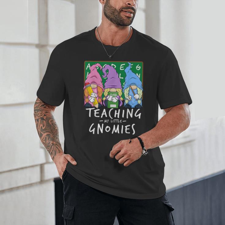 Teaching My Little Gnomies With Gnome For Teacher Women Unisex T-Shirt, novelty gifts, funny gifts Teaching My Little Gnomies With Gnome For Teacher Women Unisex T-Shirt, novelty gifts, funny gifts