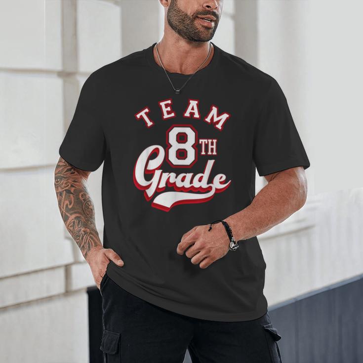 Team 8th Grade Eighth For Teacher Or Students For Men Women Girls Kids Unisex T-Shirt, novelty gifts, funny gifts Team 8th Grade Eighth For Teacher Or Students For Men Women Girls Kids Unisex T-Shirt, novelty gifts, funny gifts