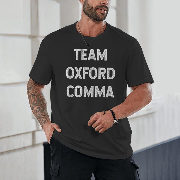 Team Oxford Comma English Majors And Teachers For Men Women Girls Kids Unisex T-Shirt, novelty gifts, funny gifts