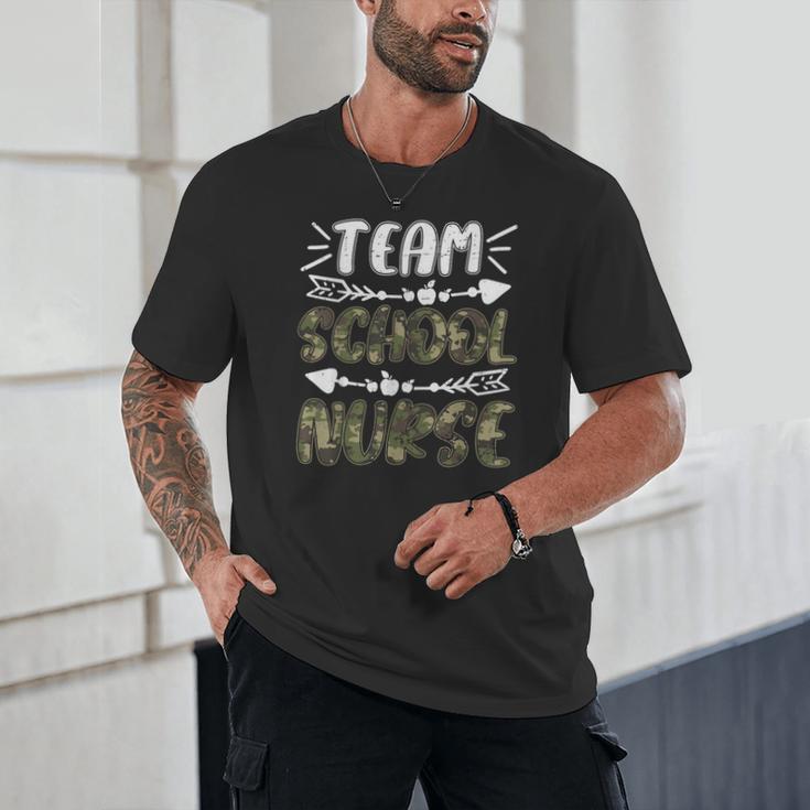 Team School Nurse Camo Teacher Student Back To School For Men Women Unisex T-Shirt, novelty gifts, funny gifts Team School Nurse Camo Teacher Student Back To School For Men Women Unisex T-Shirt, novelty gifts, funny gifts