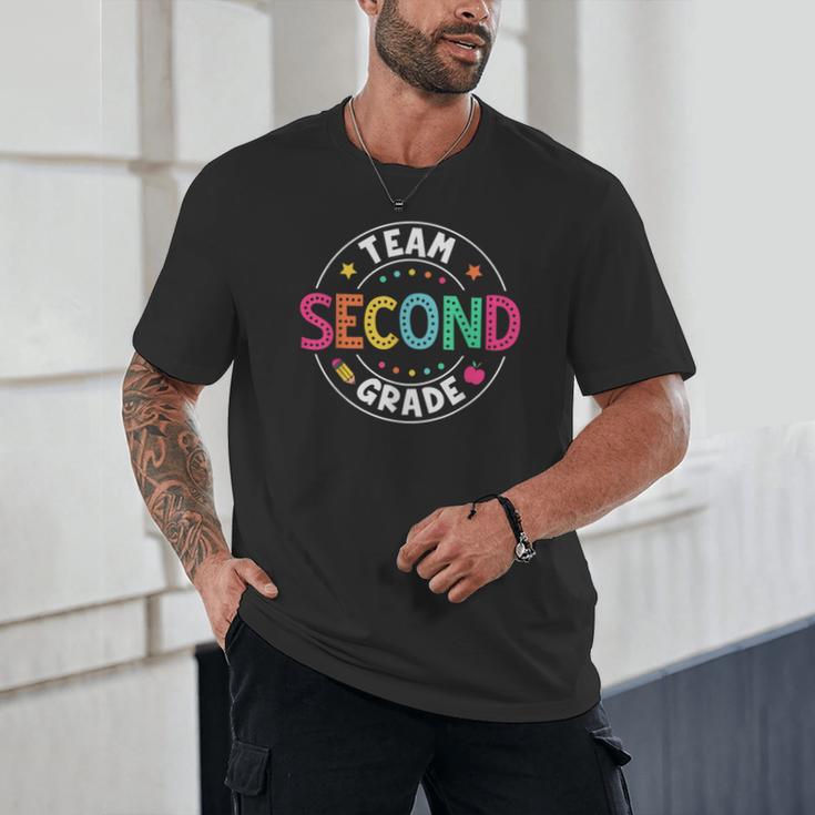 Team Second Grade Teacher Back To School 2nd Grade Squad Unisex T-Shirt, novelty gifts, funny gifts