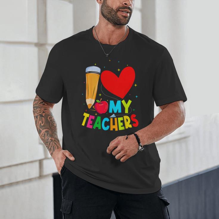 Teens Graduation I Heart My Teachers I Love My Teachers Unisex T-Shirt, novelty gifts, funny gifts