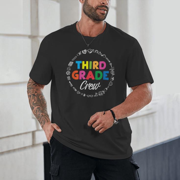 Third Grade Crew First Day Of School 3rd Grade Teacher Unisex T-Shirt, novelty gifts, funny gifts Third Grade Crew First Day Of School 3rd Grade Teacher Unisex T-Shirt, novelty gifts, funny gifts