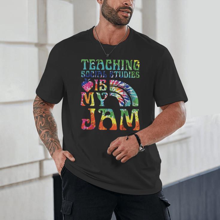 Tie Dye Teaching Social Studies Is My Jam Sunglasses Teacher Unisex T-Shirt, novelty gifts, funny gifts Tie Dye Teaching Social Studies Is My Jam Sunglasses Teacher Unisex T-Shirt, novelty gifts, funny gifts