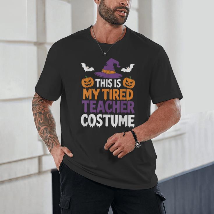 Tired Teacher Costume For Humor Halloween Unisex T-Shirt, novelty gifts, funny gifts Tired Teacher Costume For Humor Halloween Unisex T-Shirt, novelty gifts, funny gifts
