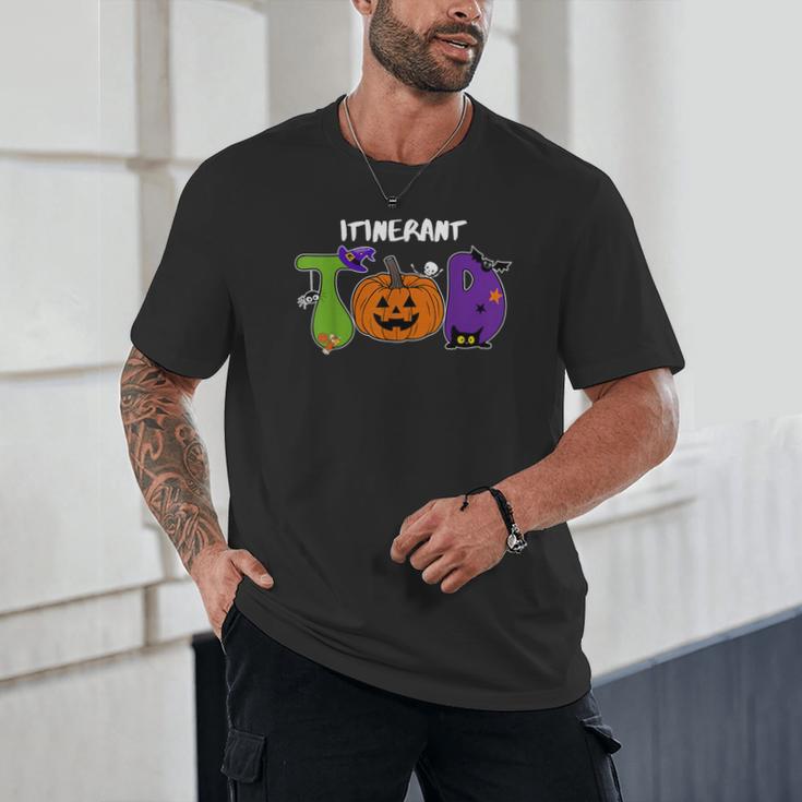 TOD Itinerant Teacher Of The Deaf Halloween ASL Interpreters Unisex T-Shirt, novelty gifts, funny gifts TOD Itinerant Teacher Of The Deaf Halloween ASL Interpreters Unisex T-Shirt, novelty gifts, funny gifts