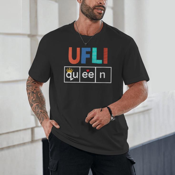 UFLI Queen Science Of Reading Literacy Teacher Appreciation Unisex T-Shirt, novelty gifts, funny gifts UFLI Queen Science Of Reading Literacy Teacher Appreciation Unisex T-Shirt, novelty gifts, funny gifts