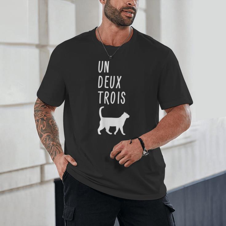 Un Deux Trois Cat Shirt French Teacher Unisex T-Shirt, novelty gifts, funny gifts Un Deux Trois Cat Shirt French Teacher Unisex T-Shirt, novelty gifts, funny gifts