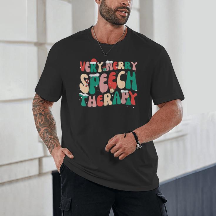 Verry Merry Speech Language Pathologist Teacher Christmas Unisex T-Shirt, novelty gifts, funny gifts Verry Merry Speech Language Pathologist Teacher Christmas Unisex T-Shirt, novelty gifts, funny gifts