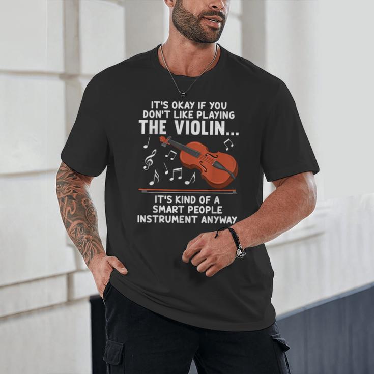 Violin Player Costume For Men Women Violin Teacher Violinist Unisex T-Shirt, novelty gifts, funny gifts