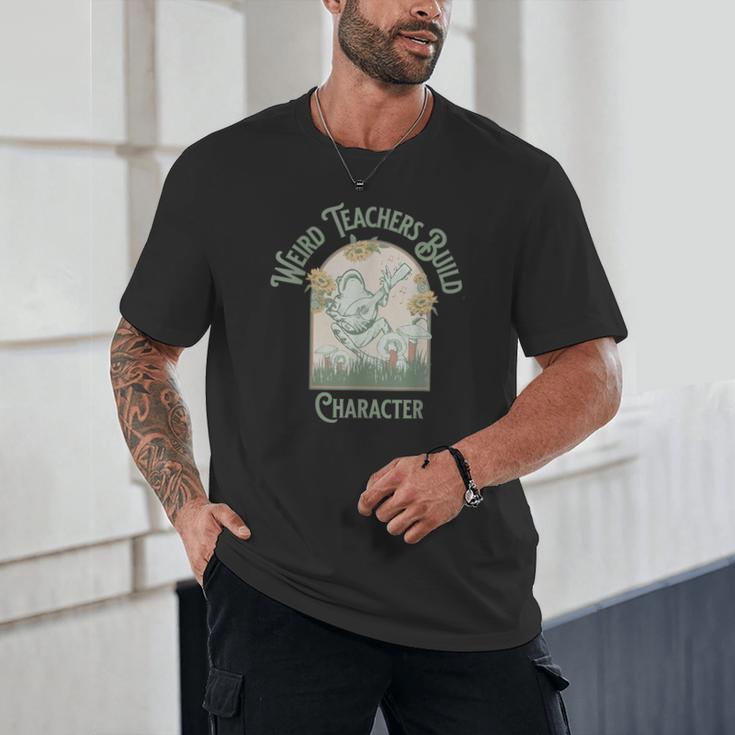 Weird Teachers Build Character- Teacher's Day Unisex T-Shirt, novelty gifts, funny gifts Weird Teachers Build Character- Teacher's Day Unisex T-Shirt, novelty gifts, funny gifts