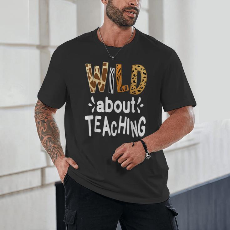 Wild About Teaching Teacher Student First Day Of School Unisex T-Shirt, novelty gifts, funny gifts Wild About Teaching Teacher Student First Day Of School Unisex T-Shirt, novelty gifts, funny gifts