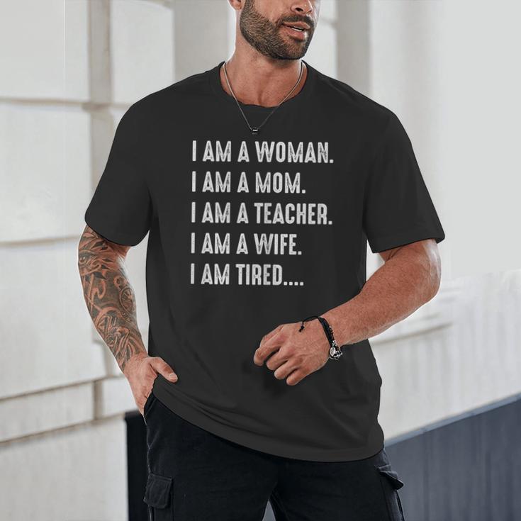 Woman Mom Teacher Wife TIRED T Shirt Cute Mom Teacher Shirts Unisex T-Shirt, novelty gifts, funny gifts Woman Mom Teacher Wife TIRED T Shirt Cute Mom Teacher Shirts Unisex T-Shirt, novelty gifts, funny gifts